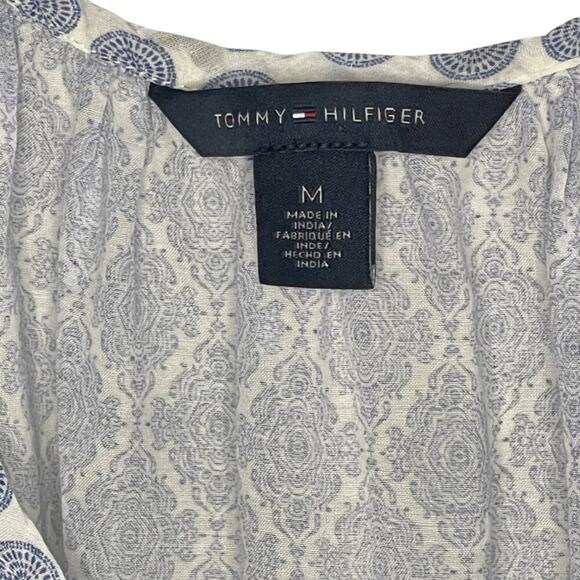 Tommy Hilfiger Women M Top Feminine Dainty Resort Coastal Preppy Lightweight - Picture 5 of 5
